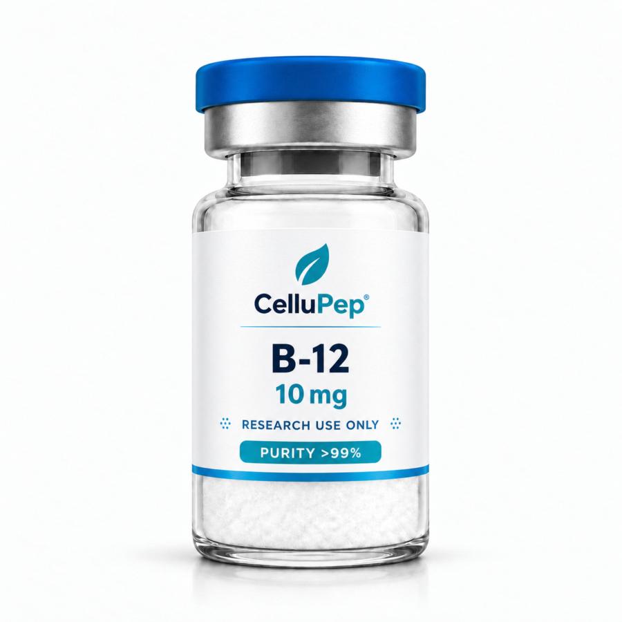 CelluPep B-12 research peptide vial