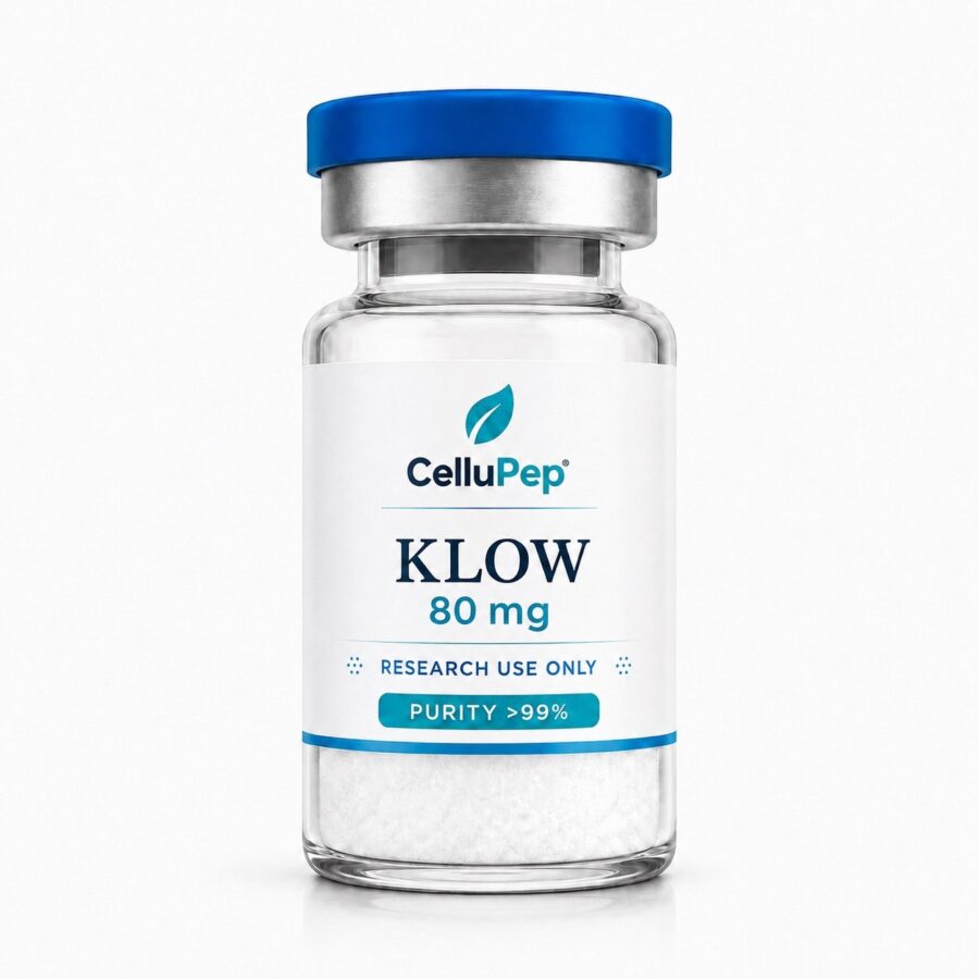 CelluPep KLOW research peptide vial