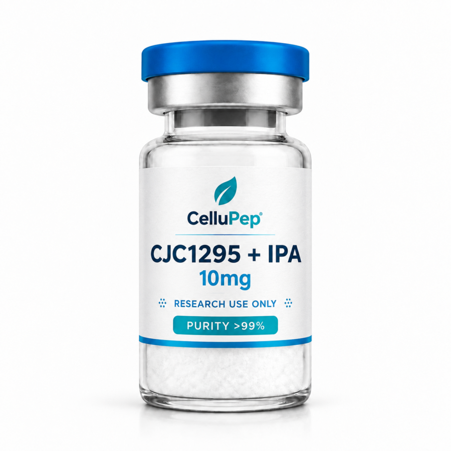 CelluPep CJC1295 + IPA research peptide vial