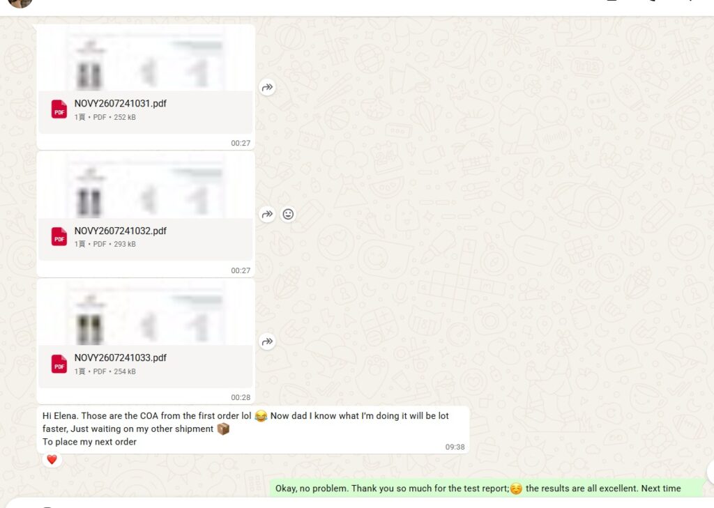 Customer feedback