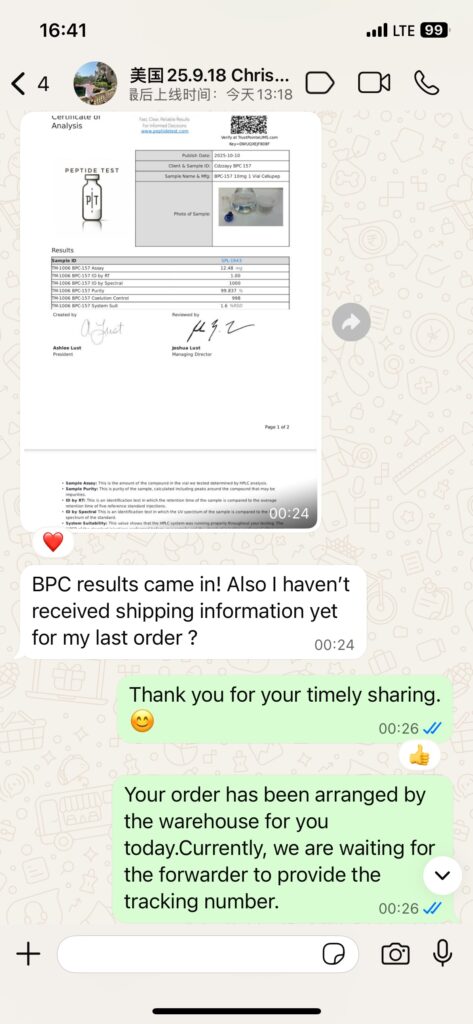 Customer feedback