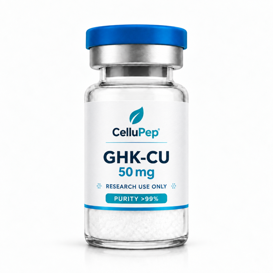 CelluPep GHK-CU research peptide vial