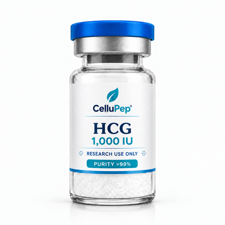 CelluPep HCG research peptide vial