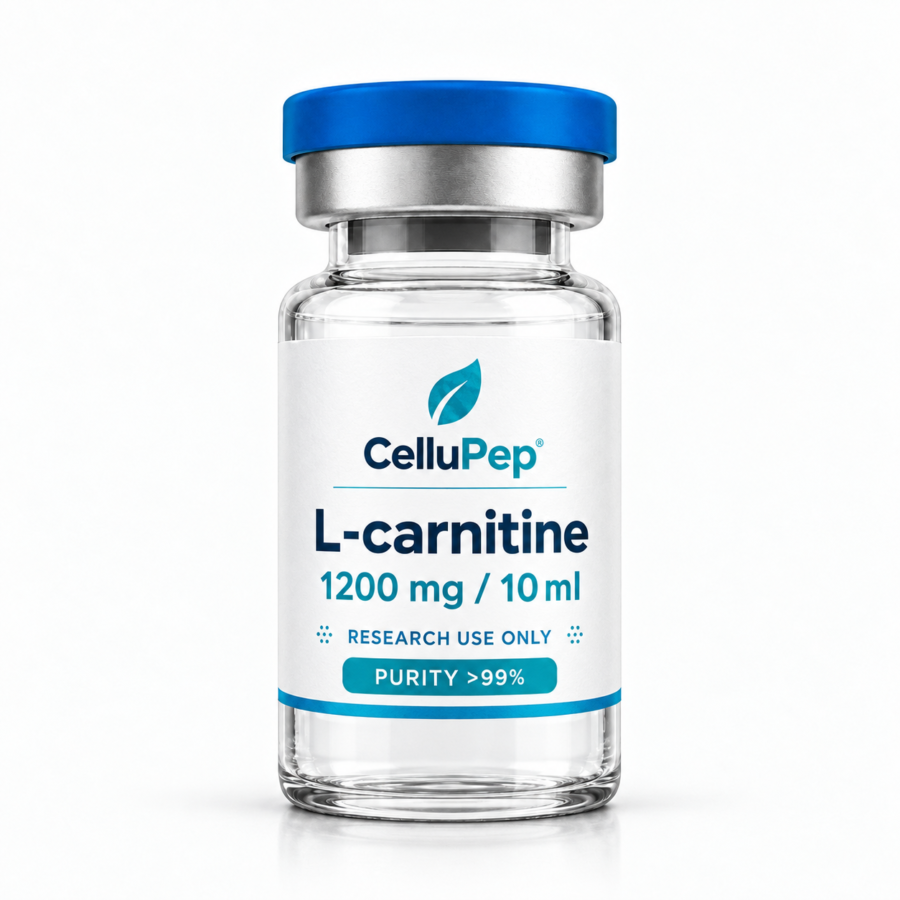 CelluPep L-carnitine 1200mg research peptide vial