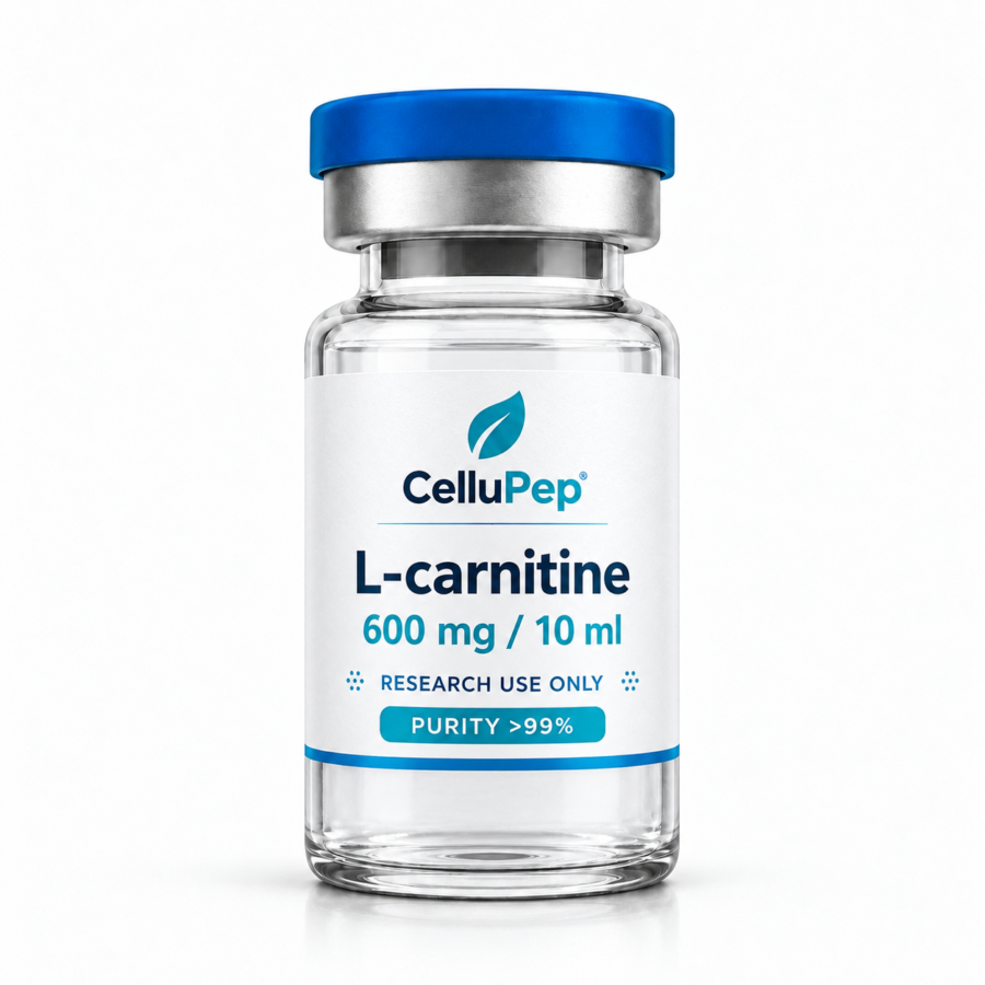 CelluPep L-carnitine 600mg research peptide vial