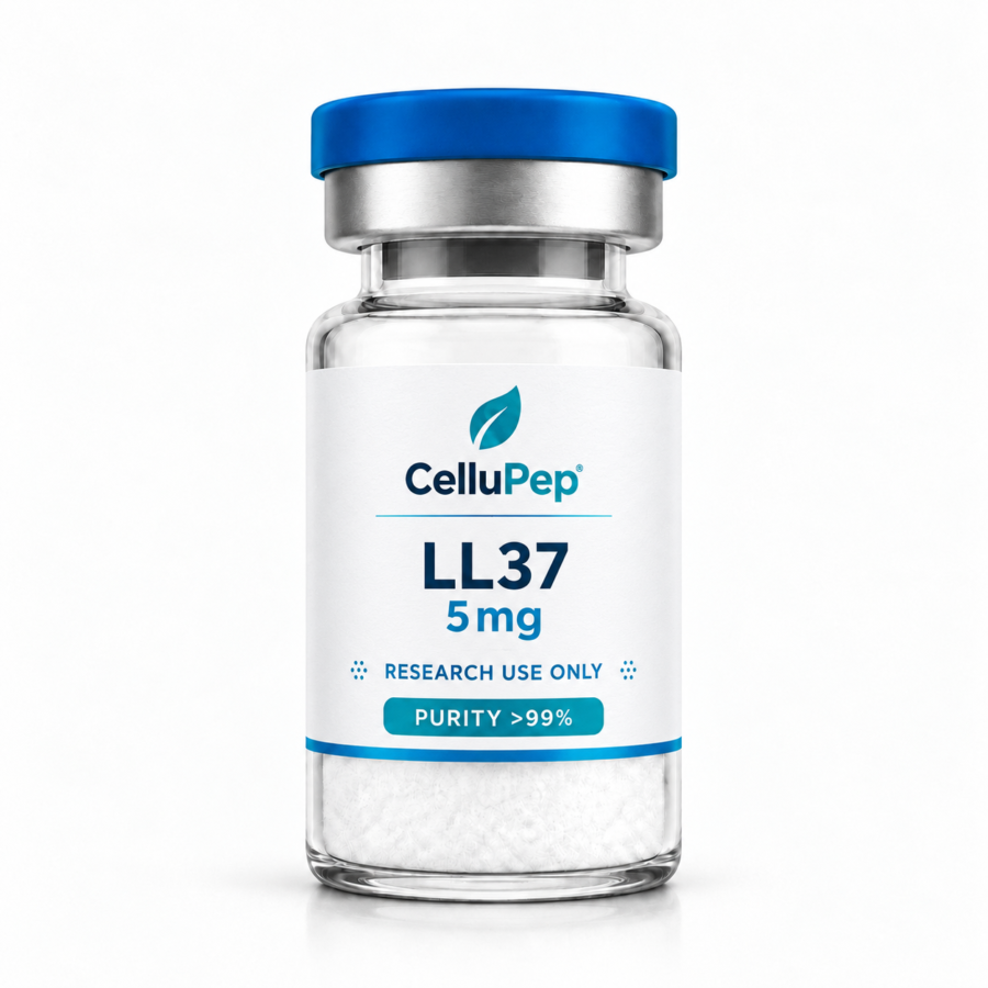 CelluPep LL37 research peptide vial