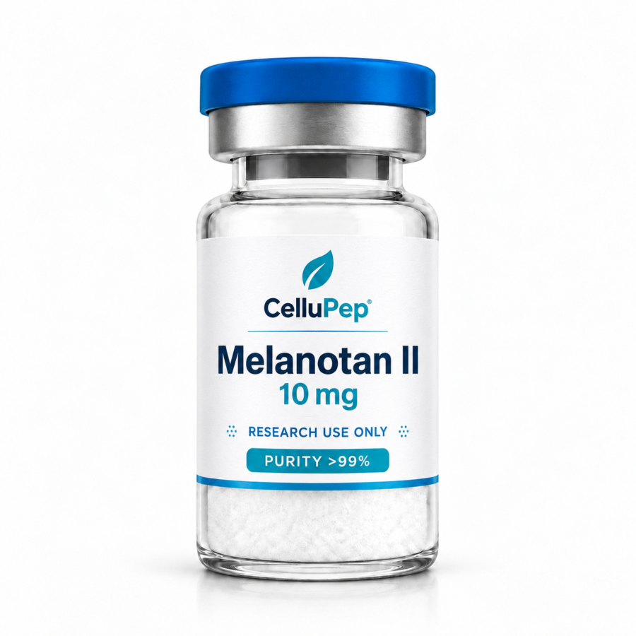 CelluPep Melanotan II research peptide vial