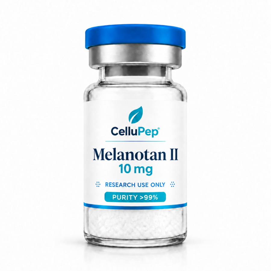 Melanotan II — product packaging illustration