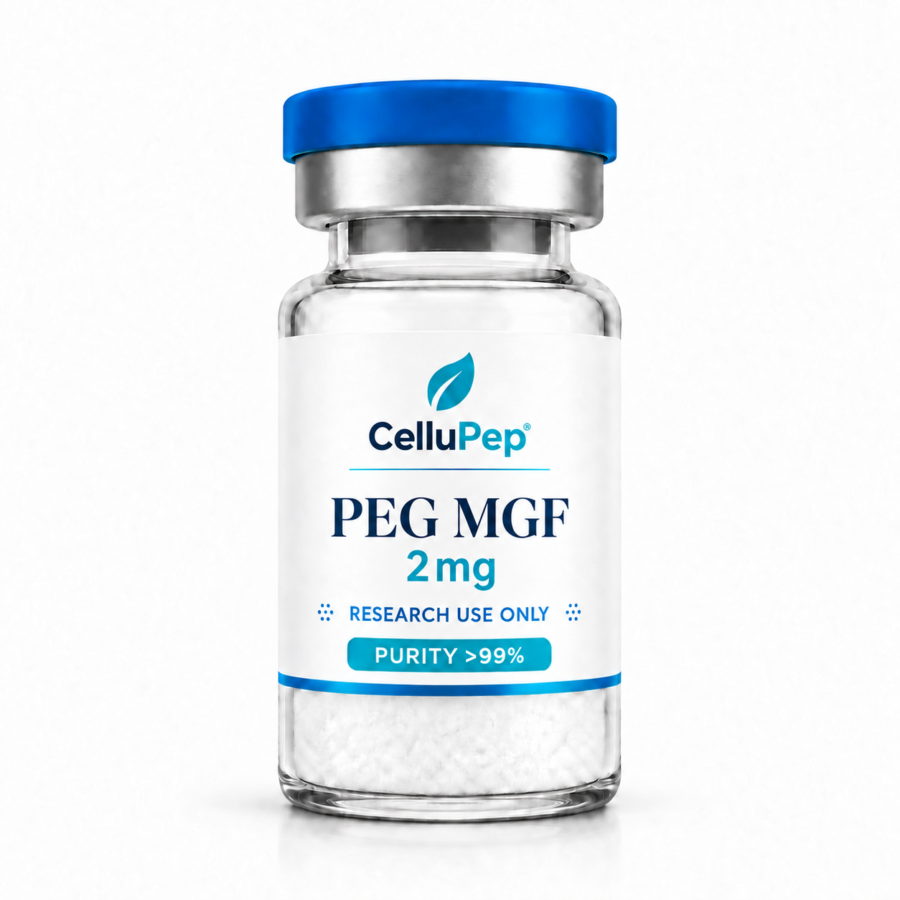 PEG MGF — product packaging illustration